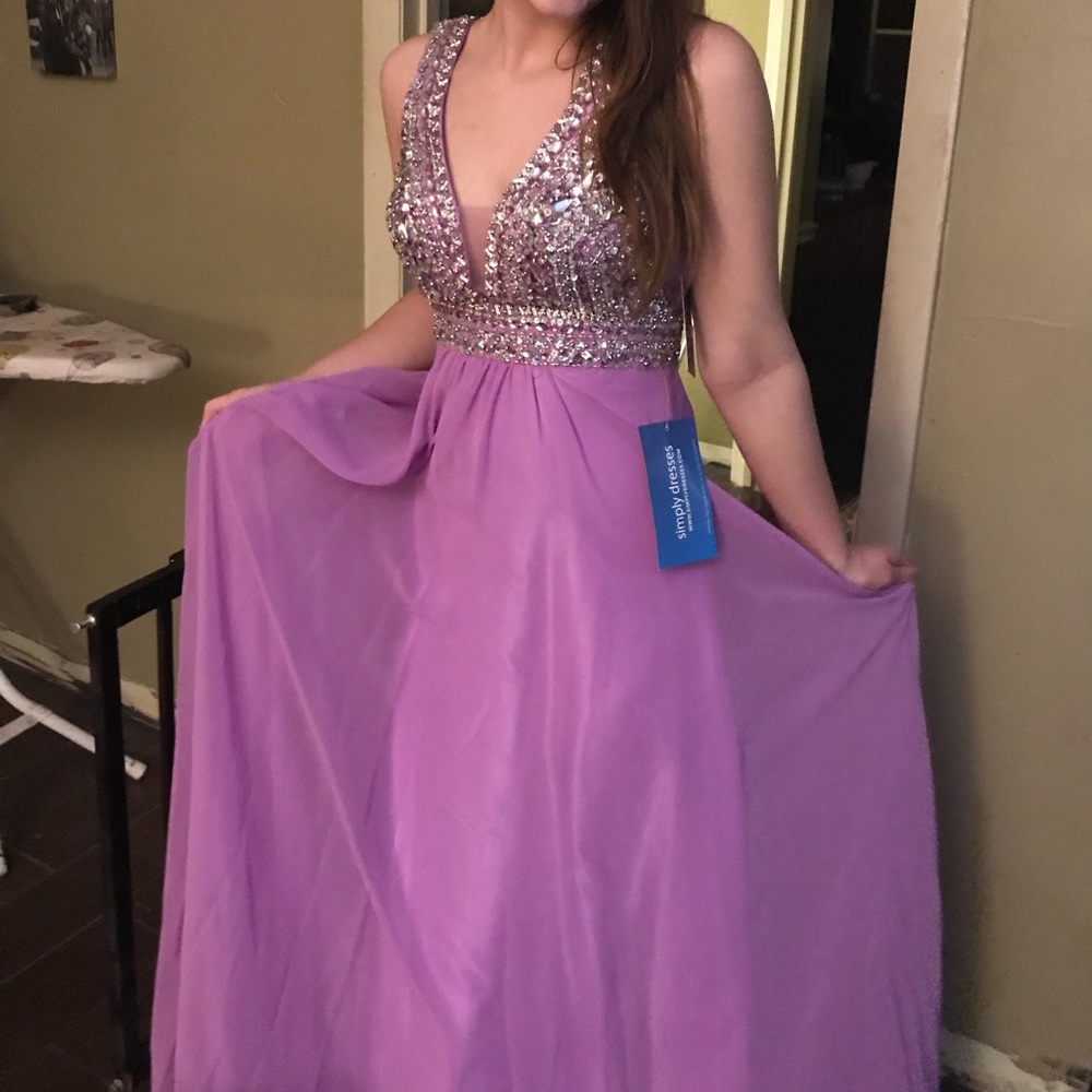 Faviana prom gown worn once